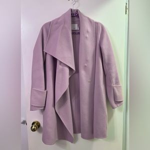 Vince Wool Coat Pastel Pink Size XS